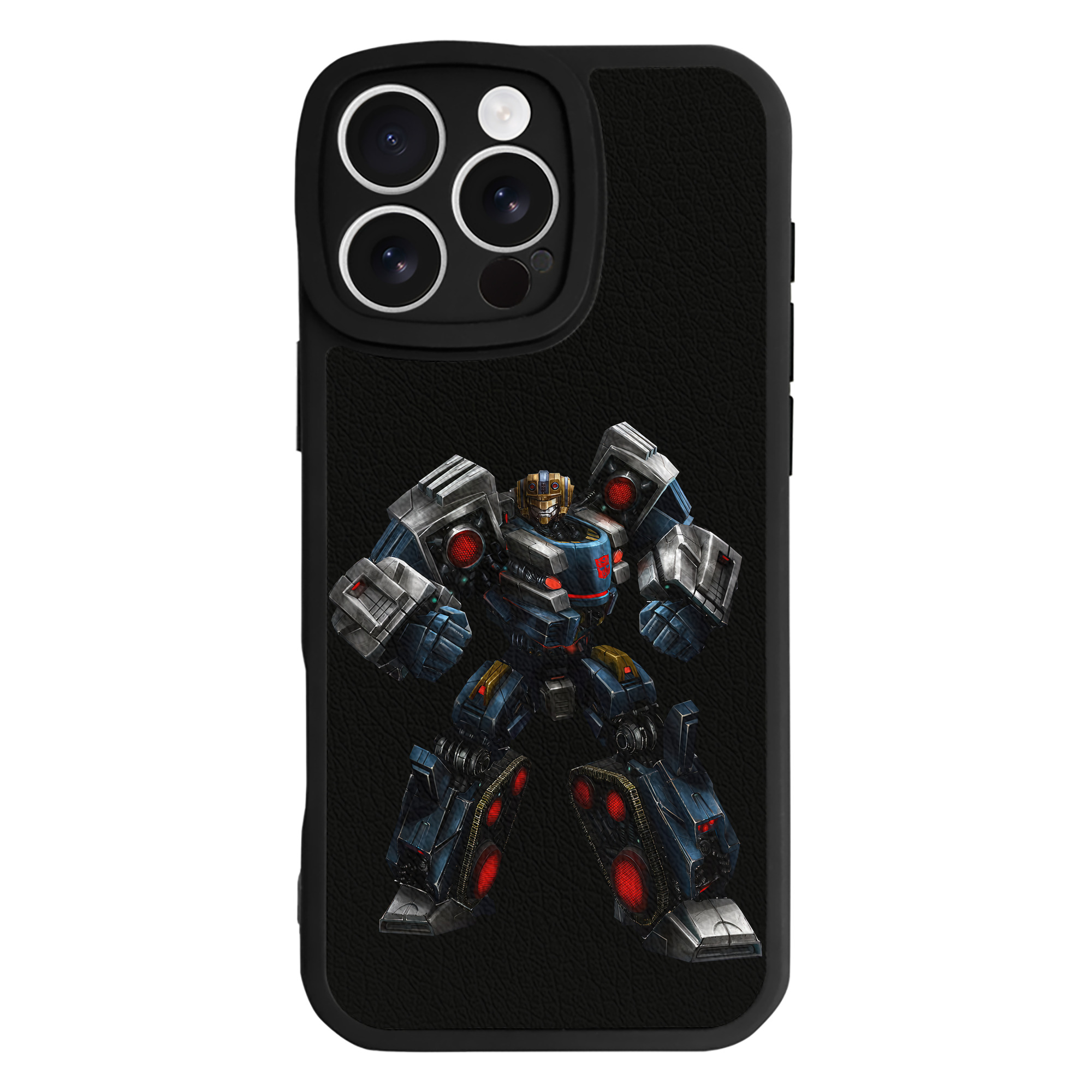 （画像用） Transformers トランスフォーマー 【iPhone 16シリーズ対応】シリコンスマホケース（レザー調） 材質：シリコン